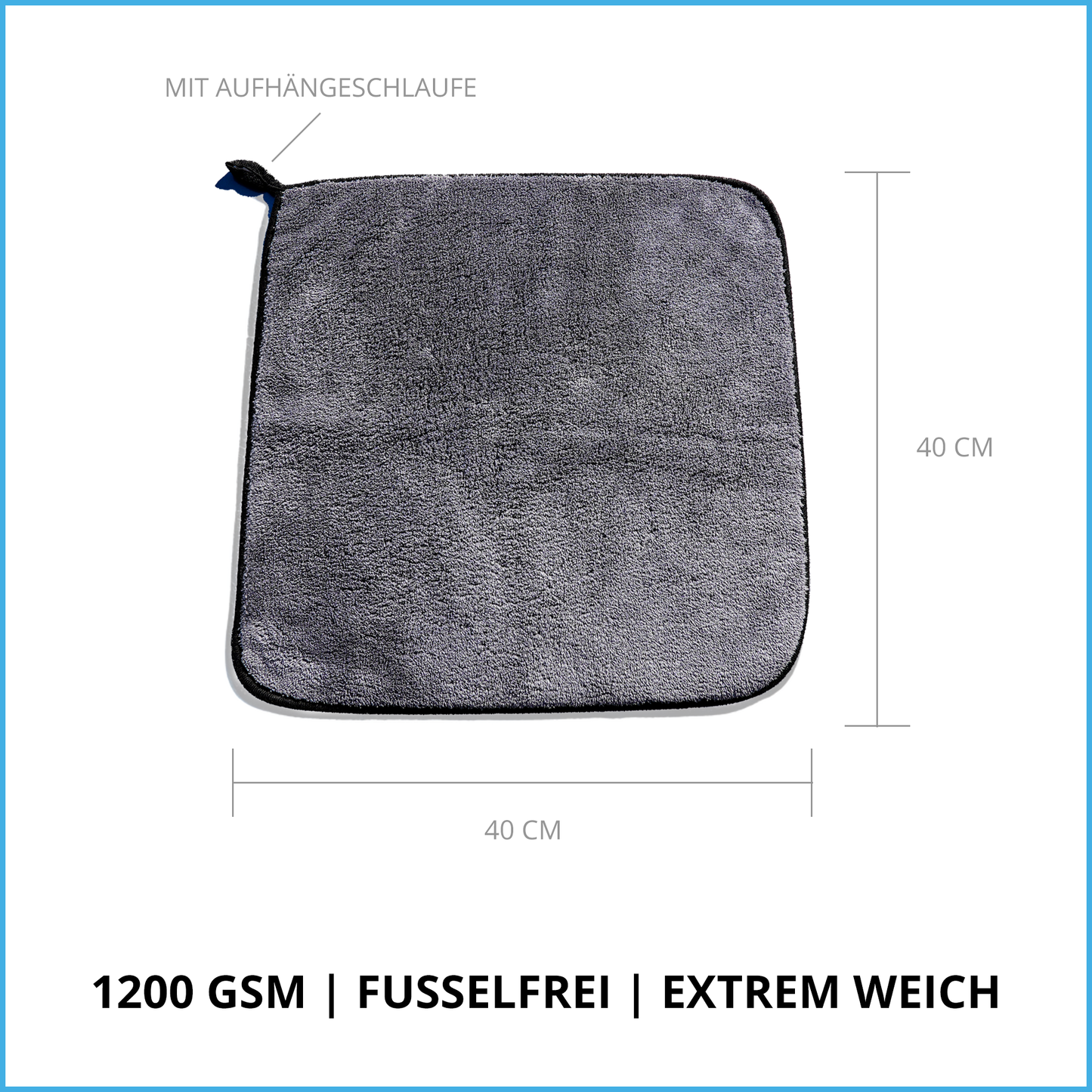 Mikrofasertücher 1200 GSM (5er Set)